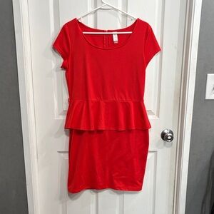 No Boundaries Red Mini Dress